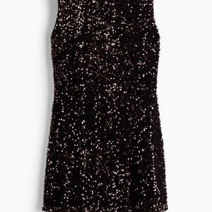 H&M Black Sequin Dress